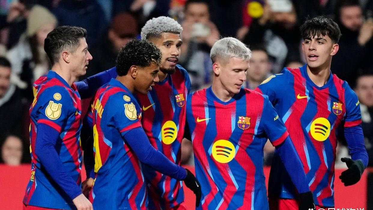 大黑马出局！西甲豪门巴萨挺进国王杯四强，2亿天才亚马尔连续4场破门